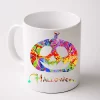 Abstract Halloween Pumpkin Coffee Mug