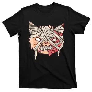 Angry Mummy Cat Unisex T-Shirt For Adult Kids