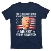 Anti Joe Biden Merry 4th Of Halloween 4th Of July Unisex T-Shirt For Adult Kids