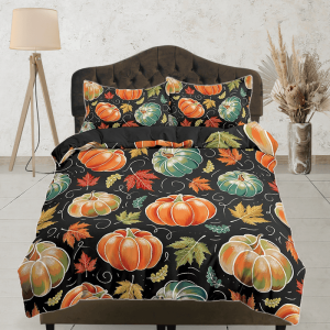 Autumn Vintage Halloween Full Size Bedding & Pillowcase