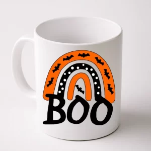 BOO Retro Halloween Rainbow Coffee Mug