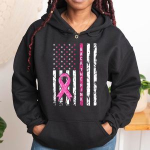 Back The Pink Breast Cancer Awareness Flag Toddler Women Men Hoodie 1 8