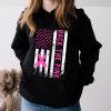 Back The Pink Breast Cancer Awareness Flag Toddler Women Men Hoodie
