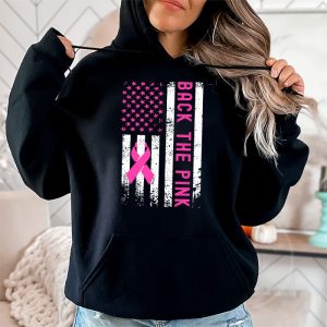 Back The Pink Breast Cancer Awareness Flag Toddler Women Men Hoodie 2 5