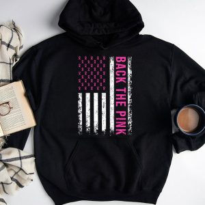 Back The Pink Breast Cancer Awareness Flag Toddler Women Men Hoodie 3 2