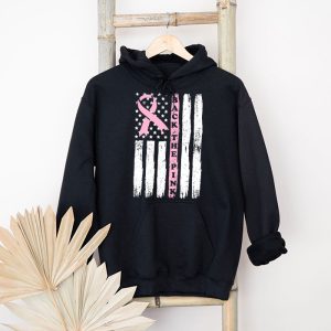 Back The Pink Breast Cancer Awareness Flag Toddler Women Men Hoodie 4 4