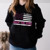 Back The Pink Breast Cancer Awareness Flag Toddler Women Men Hoodie