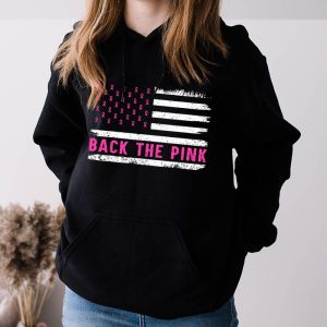 Breast Cancer Hoodie Back The Pink Awareness Flag Toddler  2