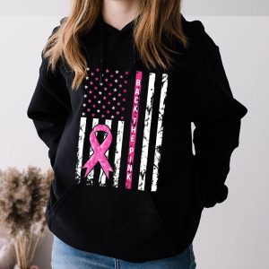 Breast Cancer Hoodie Back The Pink Awareness Flag Toddler 4