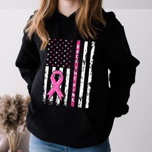 Back The Pink Breast Cancer Awareness Flag Toddler Women Men Hoodie