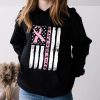 Back The Pink Breast Cancer Awareness Flag Toddler Women Men Hoodie