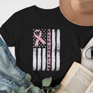 Back The Pink Breast Cancer Awareness Flag Toddler Women Men T Shirt 1 9