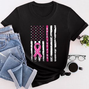 Back The Pink Breast Cancer Awareness Flag Toddler Women Men T-Shirt