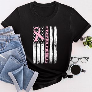 Back The Pink Breast Cancer Awareness Flag Toddler Women Men Special T-Shirt 5