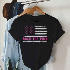 Back The Pink Breast Cancer Awareness Flag Toddler Women Men T Shirt 2 1