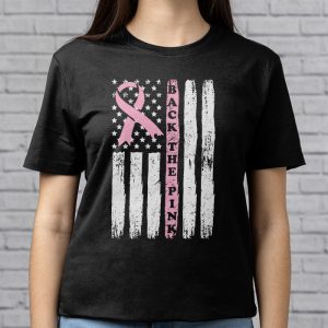 Back The Pink Breast Cancer Awareness Flag Toddler Women Men T Shirt 3 9