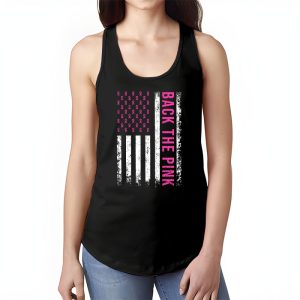 Back The Pink Breast Cancer Awareness Flag Toddler Women Men Tank Top 1 2