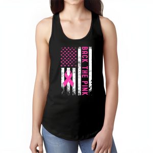 Back The Pink Breast Cancer Awareness Flag Toddler Women Men Tank Top 1