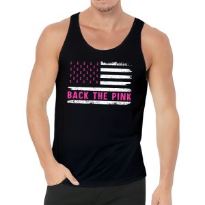 Back The Pink Breast Cancer Awareness Flag Toddler Women Men Tank Top 3 1