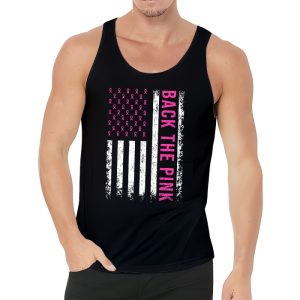 Back The Pink Breast Cancer Awareness Flag Toddler Women Men Tank Top 3 2