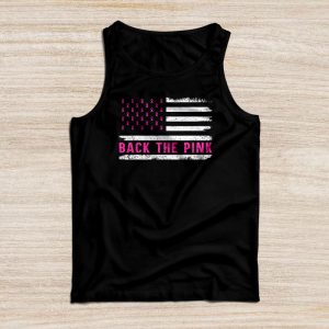 Back The Pink Breast Cancer Awareness Flag Toddler Women Men Special Tank Top 2