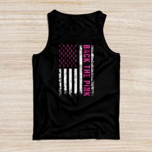 Back The Pink Breast Cancer Awareness Flag Toddler Women Men Special Tank Top 3