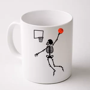 Basketball Dunking Skeleton Coffee Mug