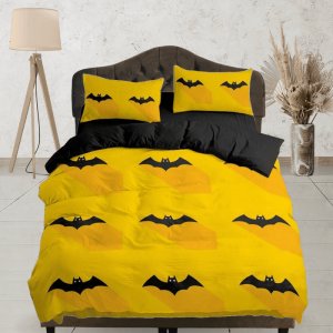 Bat Halloween Full Size Bedding & Pillowcase