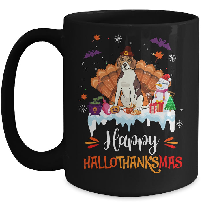 Beagle-Happy-HalloThanksMas-Halloween-Thanksgiving-Christmas-Ceramic-Mug-2 Beagle Happy HalloThanksMas Halloween Thanksgiving Christmas Ceramic Mug 2