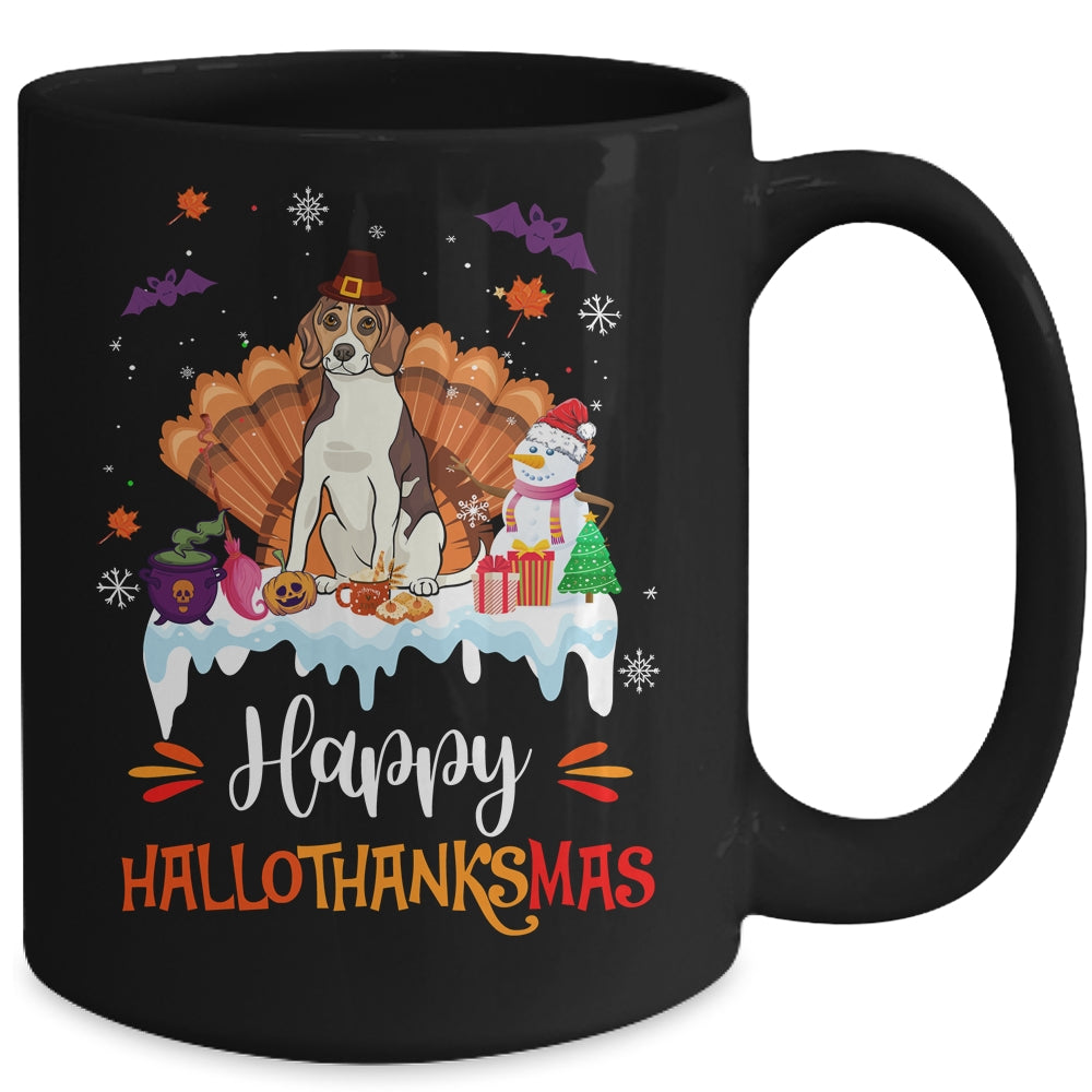 Beagle-Happy-HalloThanksMas-Halloween-Thanksgiving-Christmas-Ceramic-Mug-3 Beagle Happy HalloThanksMas Halloween Thanksgiving Christmas Ceramic Mug 3