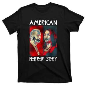 Biden Harris Horror American Zombie Story Halloween Unisex T-Shirt For Adult Kids