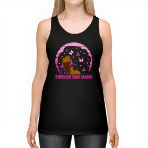 Black Women Melanin Queen Stronger Than Breast Cancer Fight Tank Top 2 3