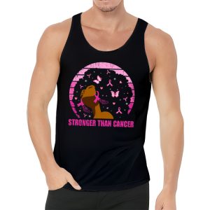 Black Women Melanin Queen Stronger Than Breast Cancer Fight Tank Top 3 3