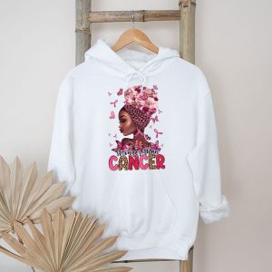 Black Women Queen Stronger Than Breast Cancer Pink Ribbon Hoodie 5 2