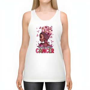 Black Women Queen Stronger Than Breast Cancer Pink Ribbon Tank Top 2 4