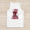 Black Women Queen Stronger Than Breast Cancer Pink Ribbon Tank Top