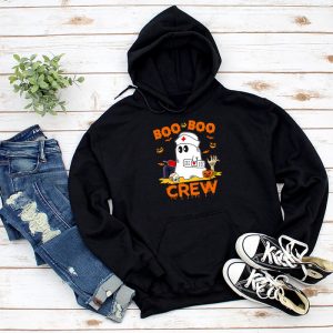 Boo Boo Crew Nurse Shirts Halloween Nurse Shirts for Women Hoodie 1 4