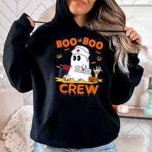 Boo Boo Crew Nurse Shirts Halloween Nurse Shirts for Women Hoodie 2 4