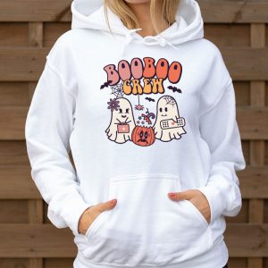 Boo Boo Crew Nurse Shirts Halloween Nurse Shirts for Women Hoodie 3 2