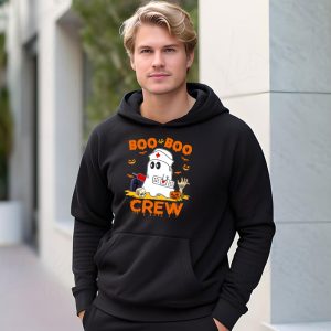 Boo Boo Crew Nurse Shirts Halloween Nurse Shirts for Women Hoodie 3 4