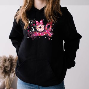 Boo Halloween Pumpkin Pink Ribbon Witch Breast Cancer Hoodie 3 4