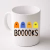 Books Spooky Ghost Funny Halloween Coffee Mug