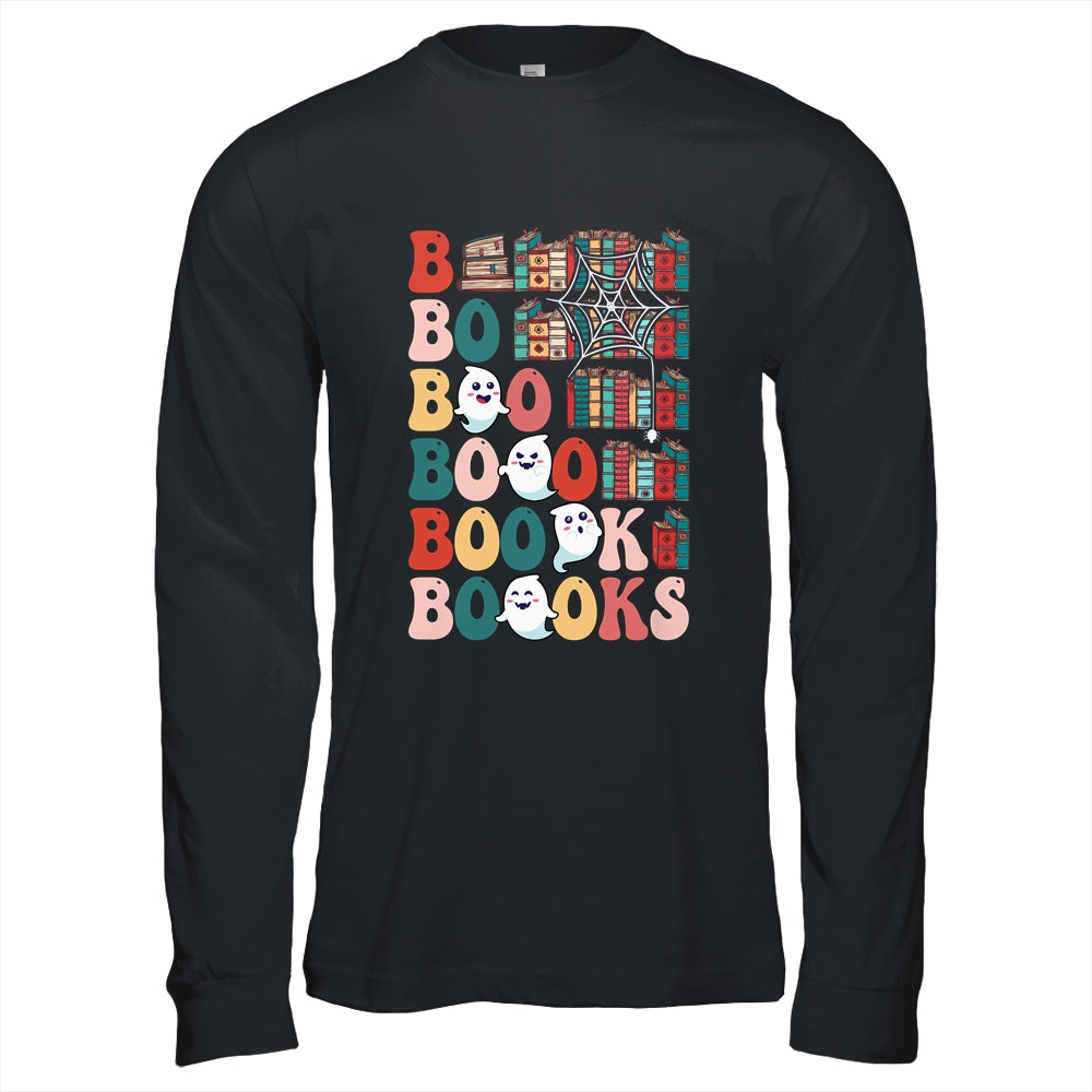 Boooks-Ghosts-Funny-Halloween-Teacher-Book-Library-Reading-Unisex-T-Shirt-For-Adult-Kids-1 Boooks Ghosts Funny Halloween Teacher Book Library Reading Unisex T Shirt For Adult Kids 1