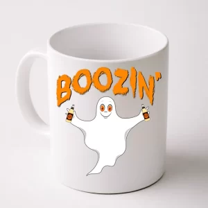 Boozin' Ghost With Beer Coffee Mug
