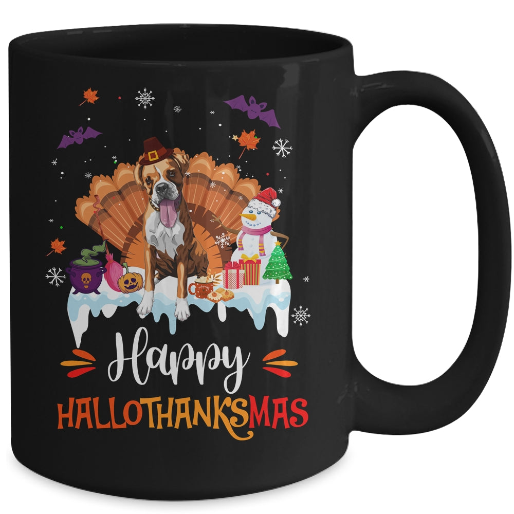 Boxer-Happy-HalloThanksMas-Halloween-Thanksgiving-Christmas-Ceramic-Mug-3 Boxer Happy HalloThanksMas Halloween Thanksgiving Christmas Ceramic Mug 3
