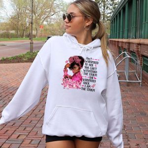 Breast Cancer Awareness Black Women Warrior Pink Ribbon Hoodie 2 7