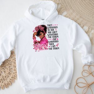 Breast Cancer Awareness Black Women Warrior Pink Ribbon Hoodie 3 2