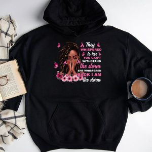 Breast Cancer Awareness Black Women Warrior Pink Ribbon Hoodie 3 3