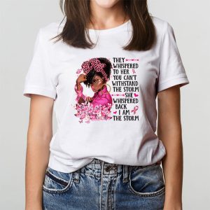 Breast Cancer Awareness Black Women Warrior Pink Ribbon T Shirt 4 2