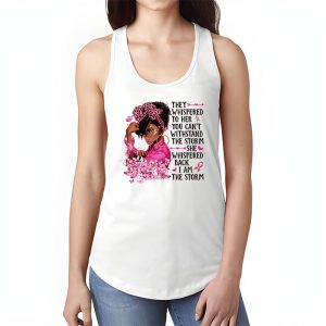 Breast Cancer Awareness Black Women Warrior Pink Ribbon Tank Top 1 2